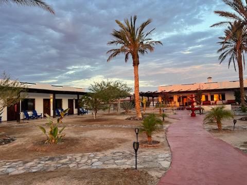 Beachfront homes at sunset on the Sea of Cortez, Rancho Costa Verde